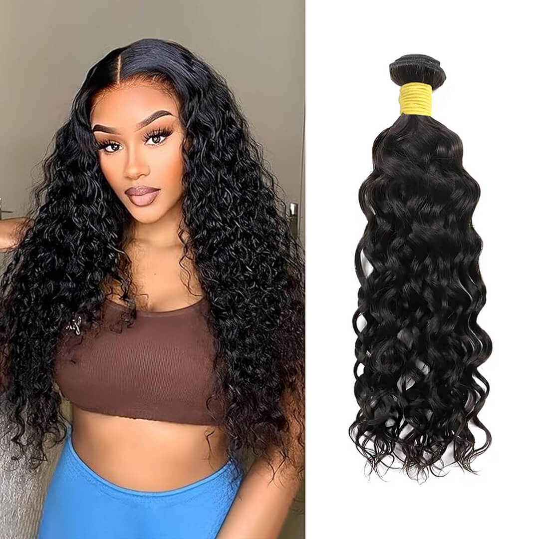 Ali Queen Water Wave Premium Virgin Hair Bundle Bleach-friendly