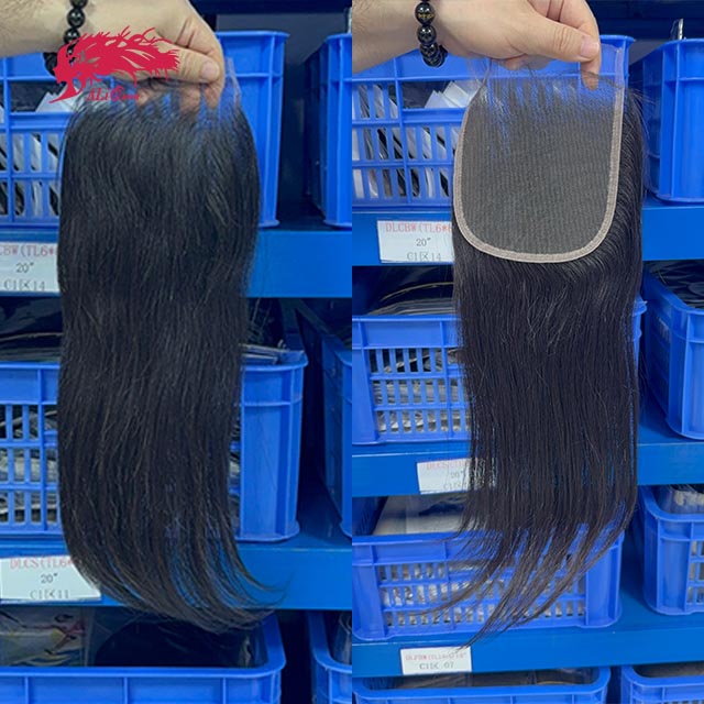 Ali Queen 5x5 HD Straight Free Part Raw Human Hair Lace Closure
