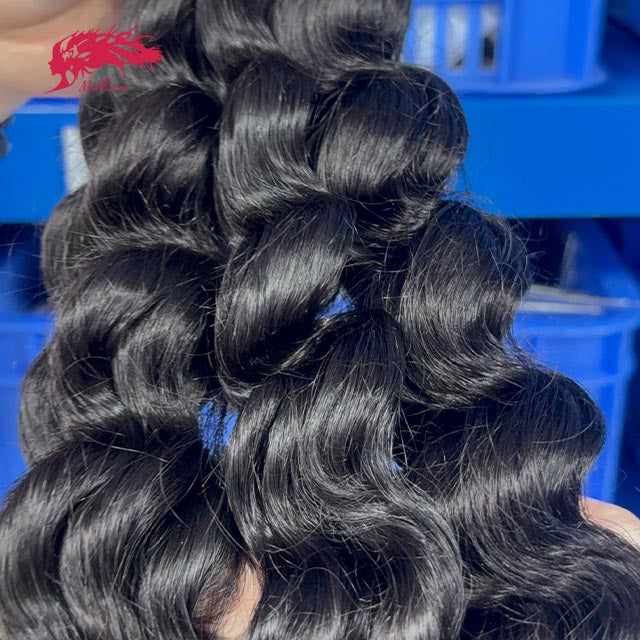 Ali Queen 12A Grade Natural Wave Premium Virgin Hair Bundle 10-26 Inch