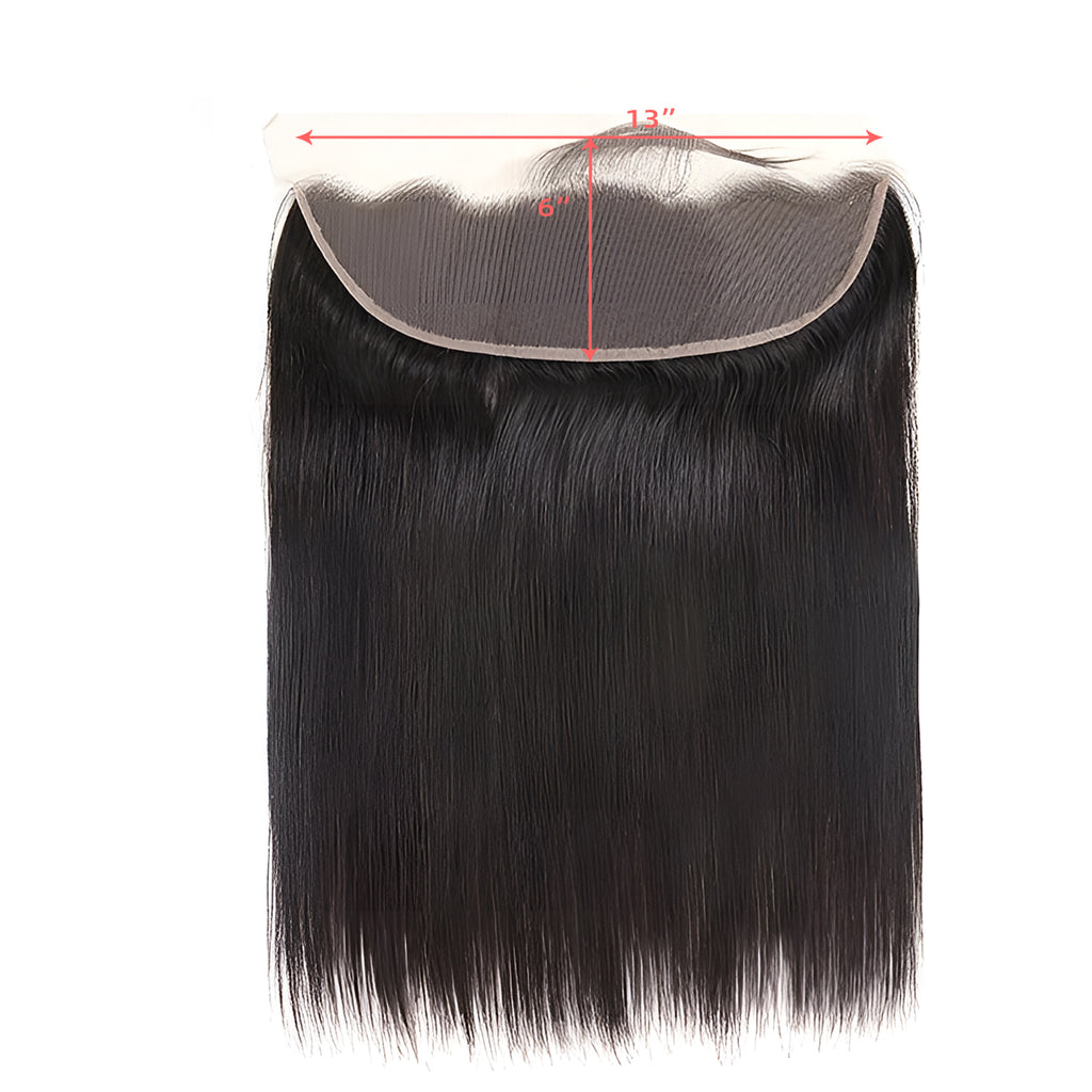 Ali Queen 13x6 Straight Raw Hair HD Invisible Lace Frontal Free Part