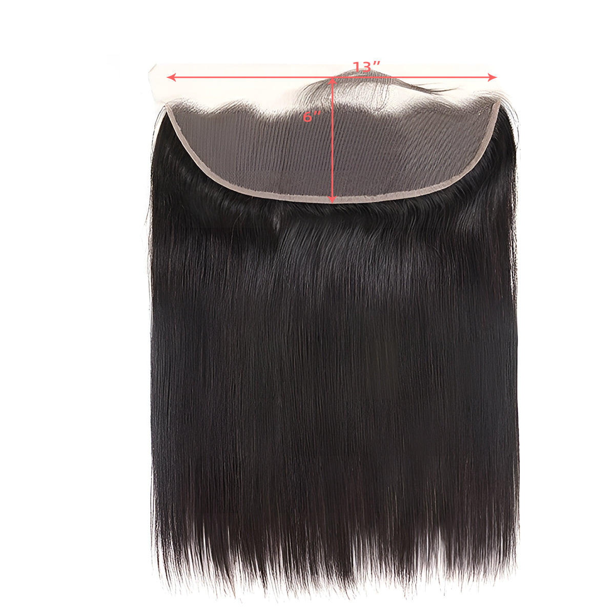 Ali Queen 13x6 Straight Raw Hair HD Invisible Lace Frontal Free Part