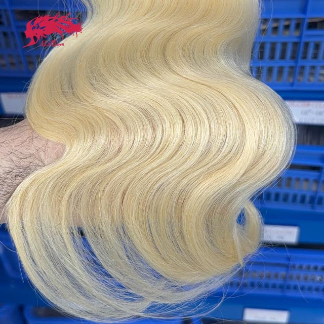 Ali Queen #613 Body Wave Free Part Raw Hair  5x5 HD Lace Closure