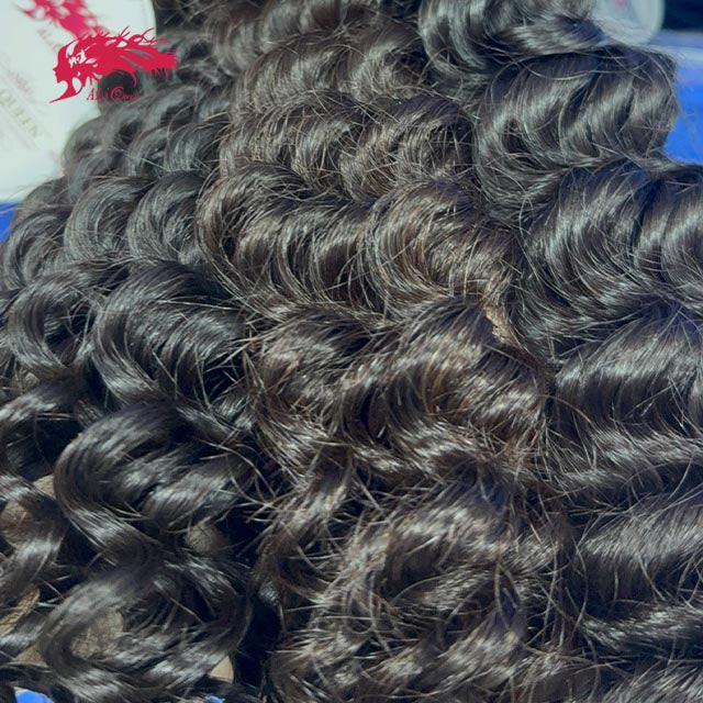 Ali Queen Deep Wave Regular Raw Hair Bundle Weave for Sew In