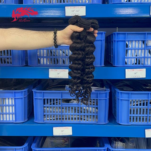 Ali Queen Natural Wave Soft Virgin Human Hair Bundle 10-30 Inch