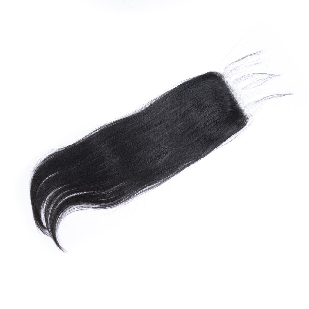 Ali Queen 4x4 HD Straight Free Part Premium Raw Hair Invisible Closure