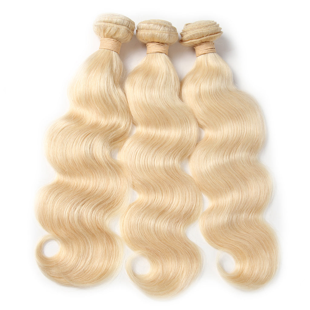 Ali Queen 613 Blonde Body Wave No Shedding Virgin Human Hair Bundle