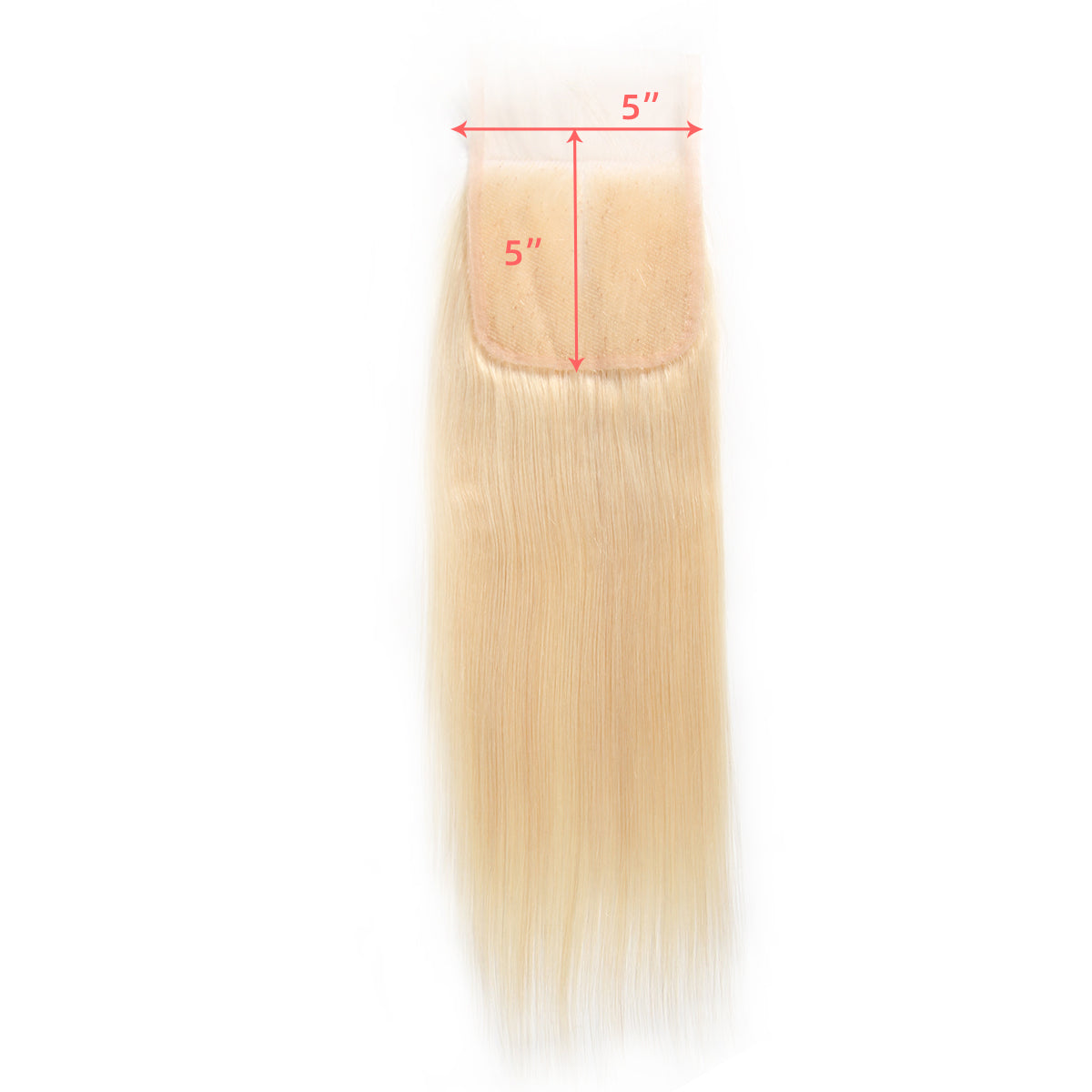 Ali Queen 5x5 HD Straight #613 Blonde Raw Hair Lace Closure