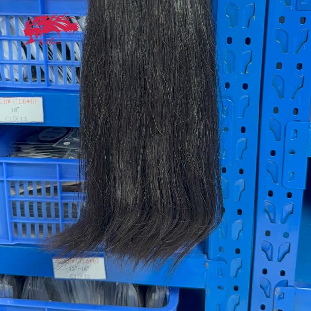 Ali Queen Straight Raw Double Drawn Mink Hair #1B Bundle 14-30 Inch