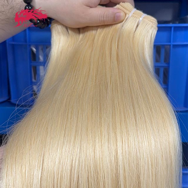 Ali Queen Hair Straight Premium Raw Hair Bundles #613 One Bundle
