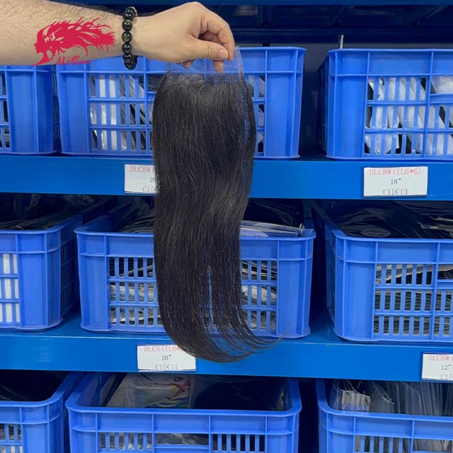 Ali Queen 4x4 HD Straight Free Part Premium Raw Hair Invisible Closure