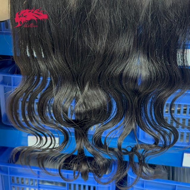 Ali Queen Free Part 13x6 Body Wave Raw Hair HD Lace Frontal