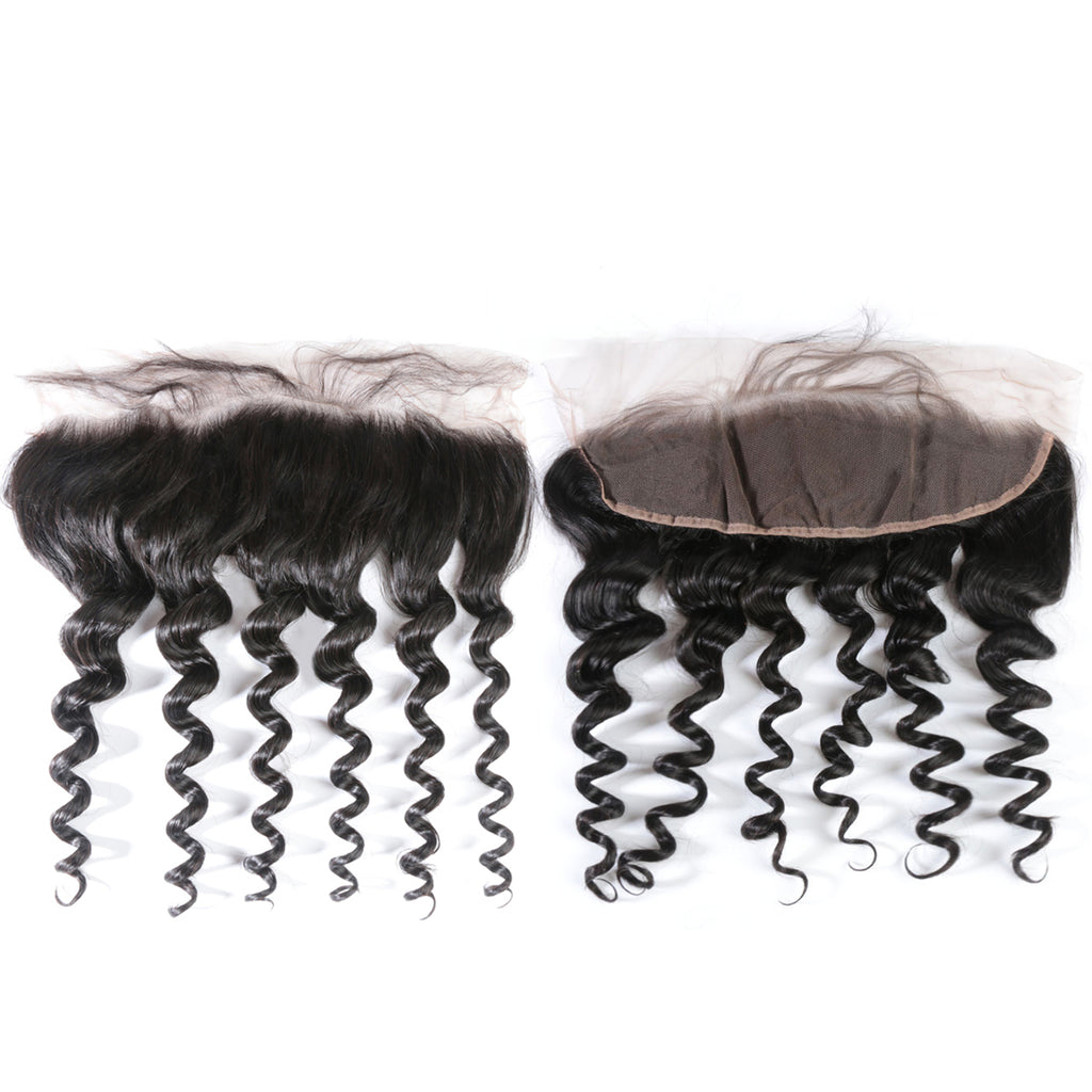 Ali Queen 13x4 Natural Wave Virgin Hair HD Frontal – Free part