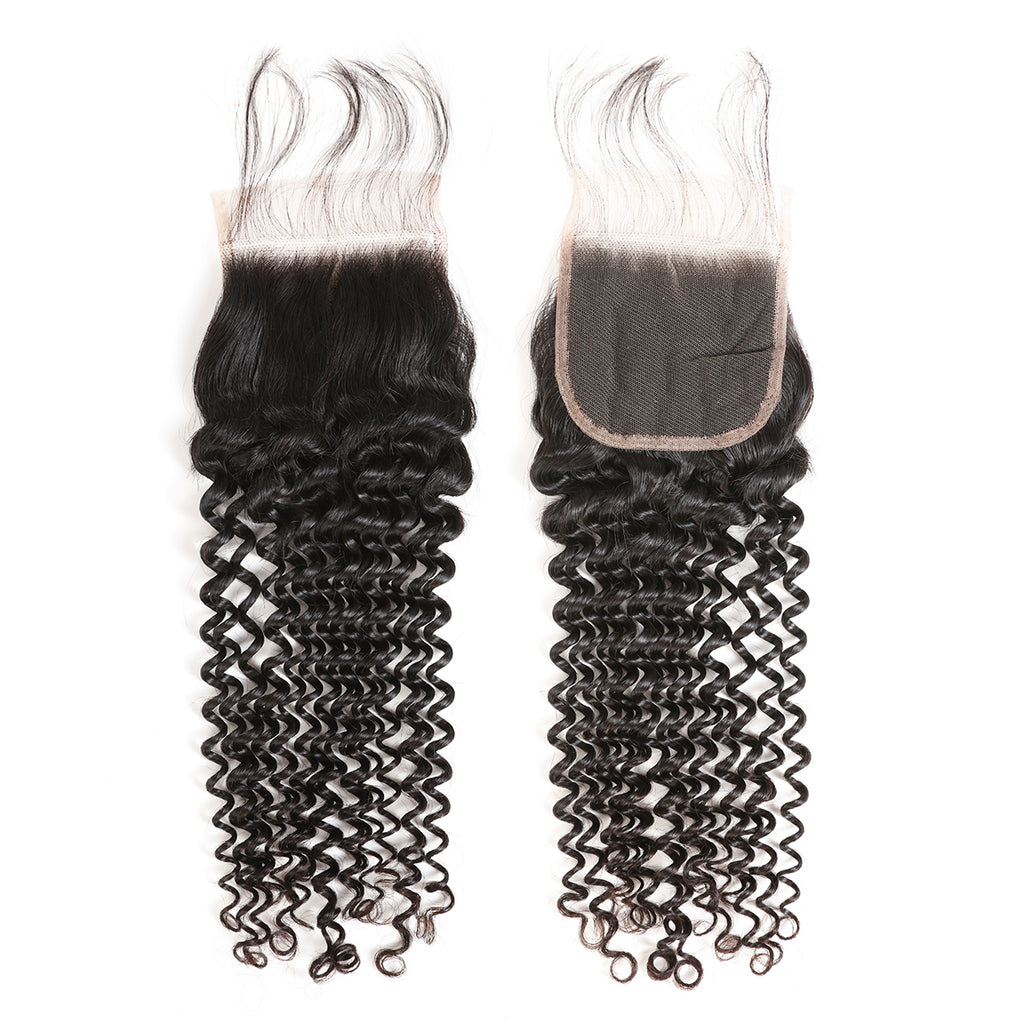 Ali Queen 100% Virgin Hair 5x5 HD Deep Wave Lace Closure