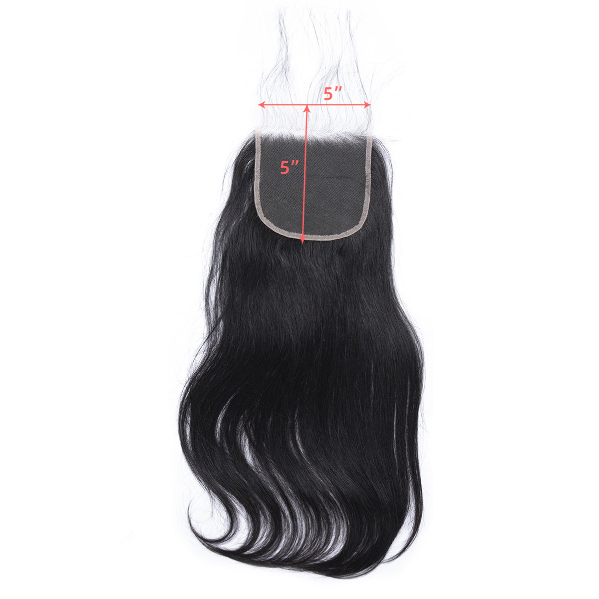 Ali Queen 5x5 HD Straight Virgin Hair  Lace Closure Free Part