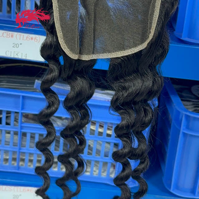 Ali Queen Natural Wave Virgin Hair 6x6 HD Large Lace Closure