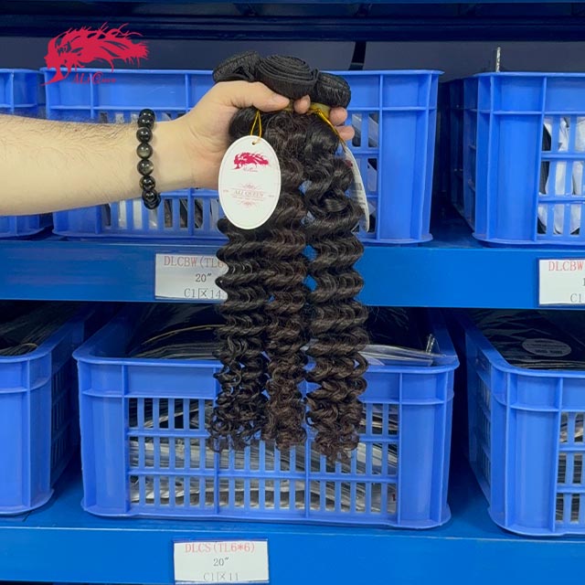 Ali Queen Deep Wave Regular Raw Hair Bundle Weave for Sew In