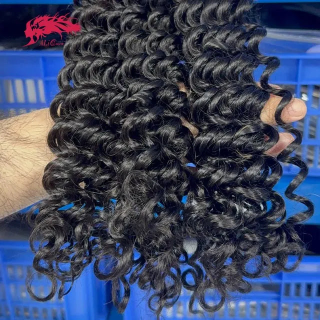 Ali Queen Deep Wave Premium Virgin Hair Full Ends Bundle
