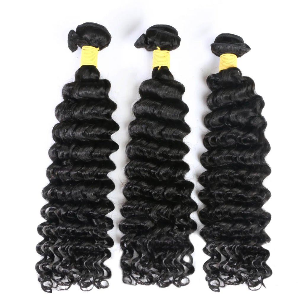 Ali Queen Deep Wave Premium Virgin Hair Full Ends Bundle