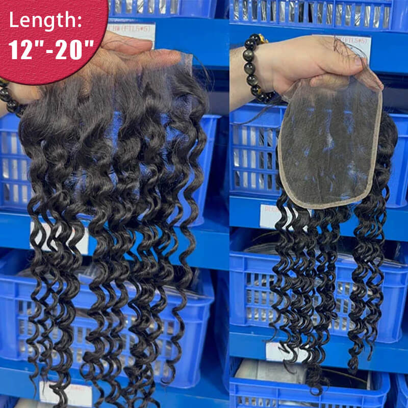 Ali Queen 6x6 Deep Wave Virgin Hair Breathable HD Lace Closure