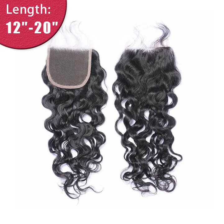 Ali Queen 5x5 HD Natural Wave Free Part Raw Hair Closure 12-20 Inch