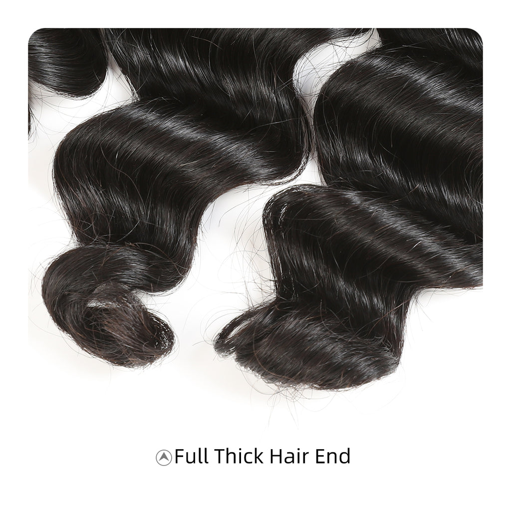 Ali Queen Loose Deep Regular Raw Hair Salon-restyling Human  Bundle