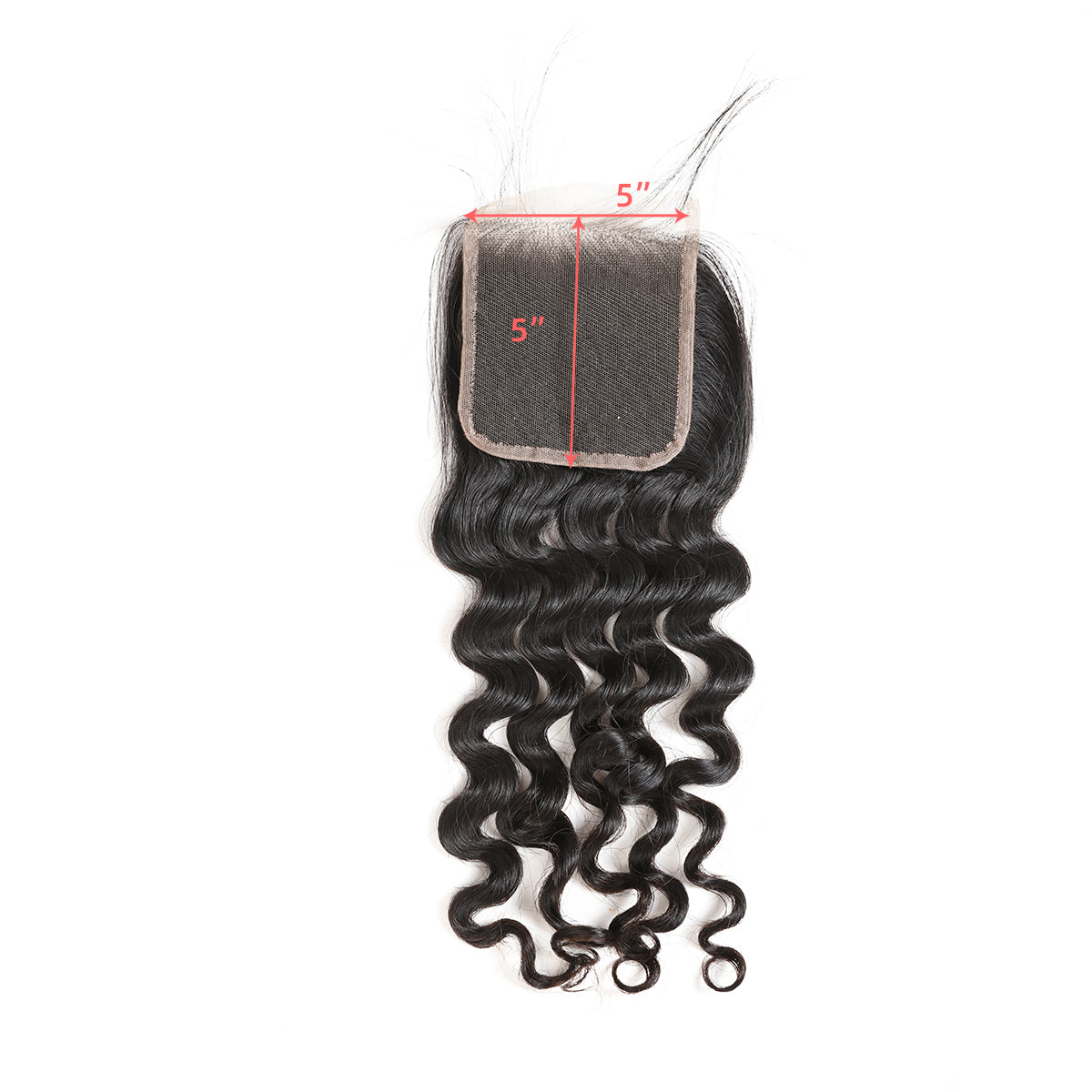 Ali Queen 5x5 HD Natural Wave 12A Virgin Hair  Lace Closure