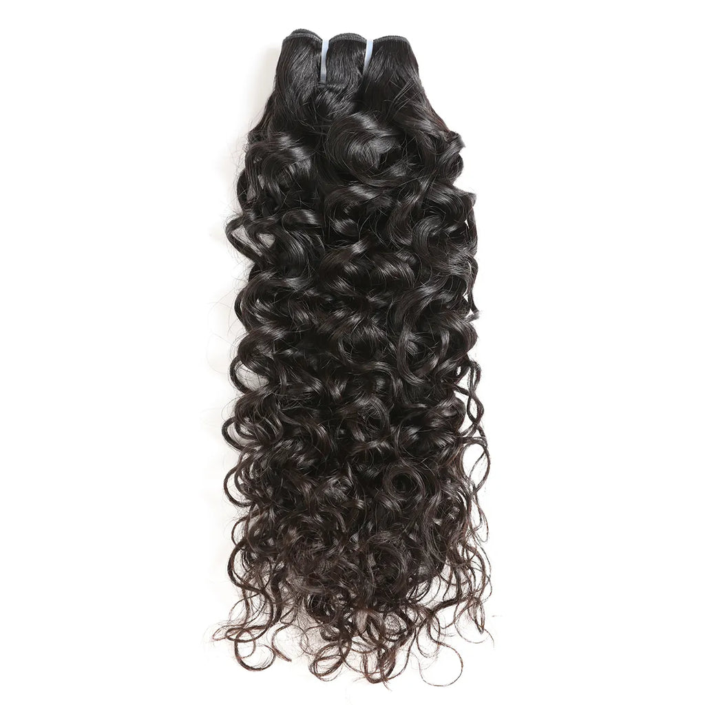 Ali Queen Water Wave Regular Raw Hair Natural Black One Bundle