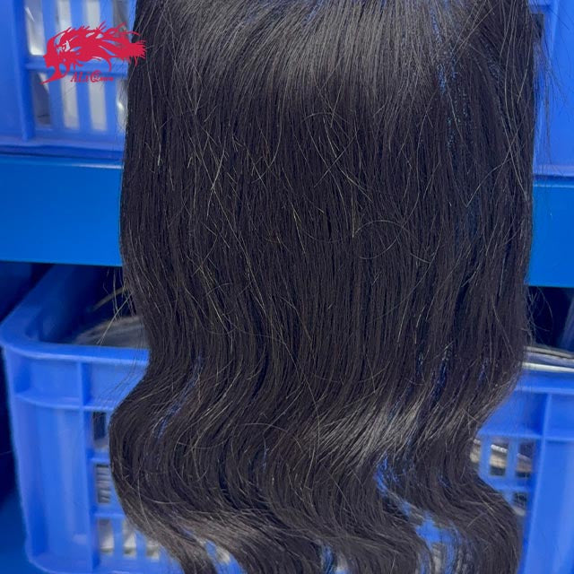 Ali Queen 5x5 HD Body Wave Premium Raw Hair Lace Closure Natural Black