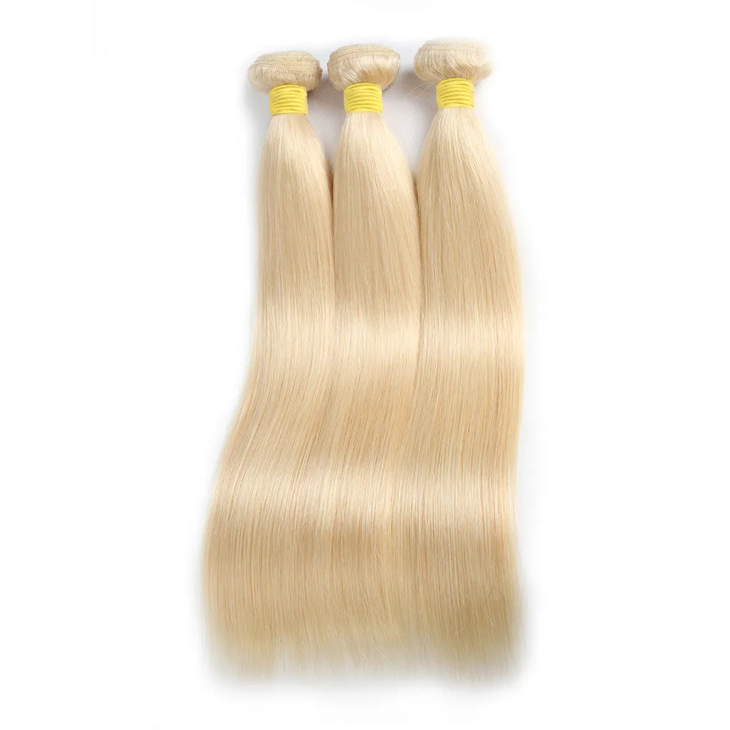 Ali Queen #613 Blonde 100% Virgin Hair – Straight Premium Bundle
