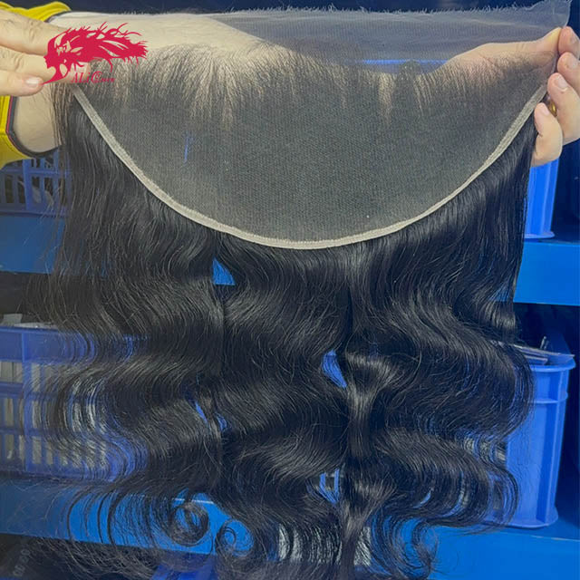 Ali Queen 13x6 Body Wave 12A Virgin Human Hair HD Lace Frontal