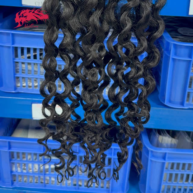 Ali Queen Water Wave Virgin Hair 6x6 HD Lace Closure Free Part