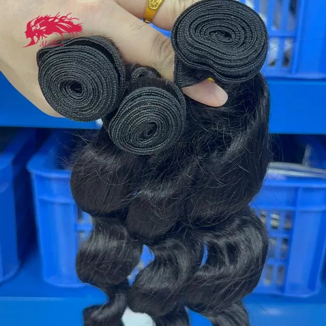 Ali Queen Premium Loose Wave Virgin Hair Soft & Bouncy Bundle