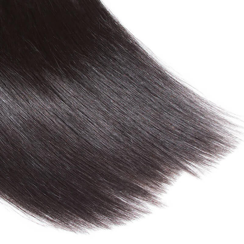 Ali Queen Straight Full End Natural Black Premium Virgin Hair Bundle