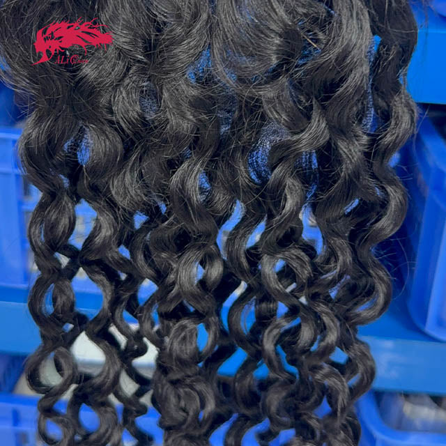 Ali Queen Water Wave Virgin Hair 6x6 HD Lace Closure Free Part