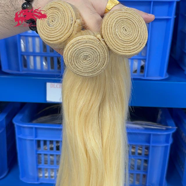 Ali Queen #613 Blonde 100% Virgin Hair – Straight Premium Bundle