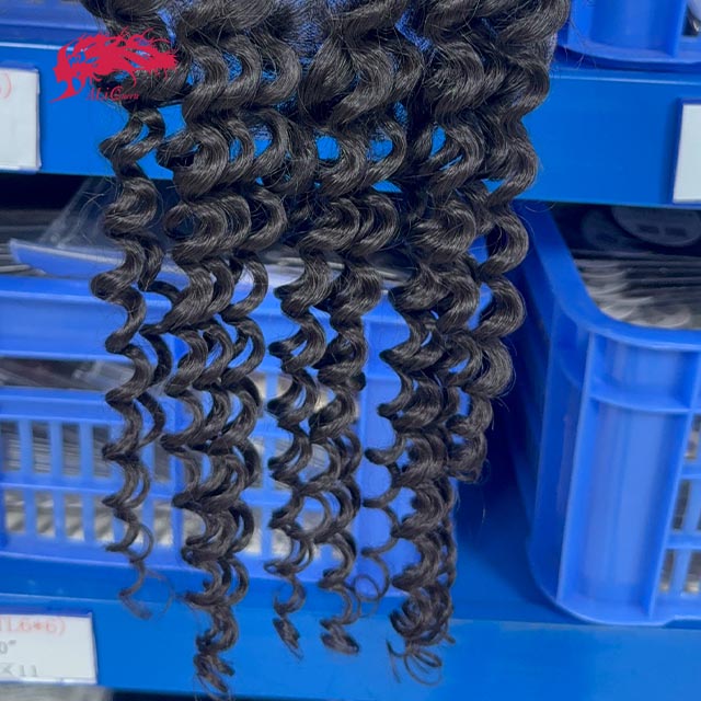 Ali Queen 5x5 HD Deep Wave Premium Raw Hair Lace Closure Free Part