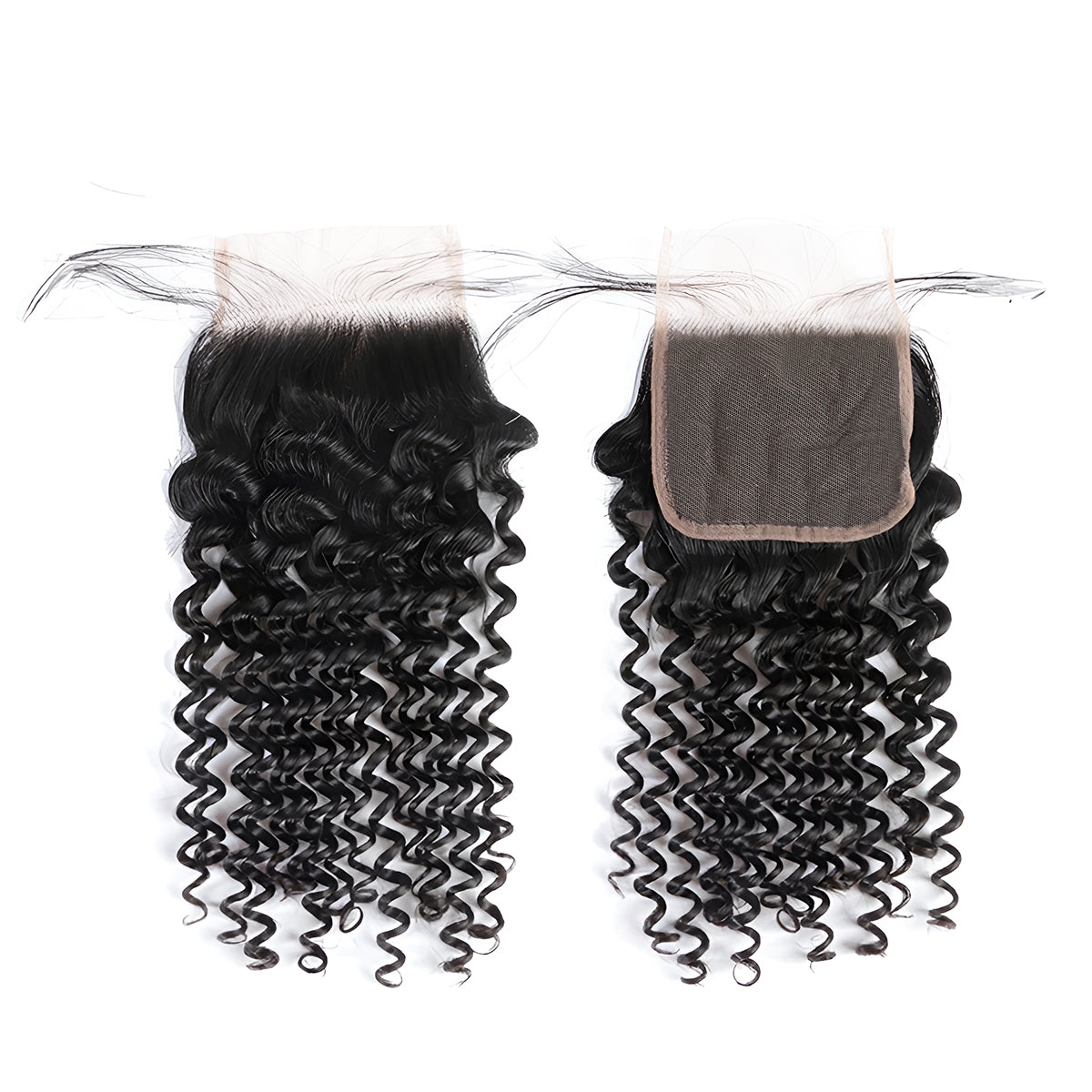 Ali Queen 4x4 HD Deep Wave 12a Grade Virgin Hair Lace Closure