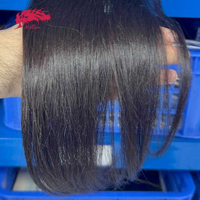 Ali Queen 4x4 HD Straight Free Part Premium Raw Hair Invisible Closure