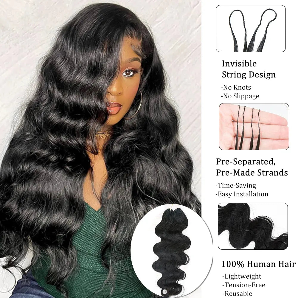 Ali Queen Body Wave Crochet Hair Extension for Protective Styles