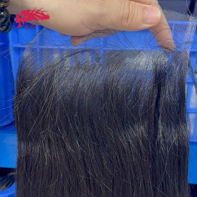 Ali Queen 6x6 HD Deep Side Part Straight Raw Hair Lace Closure