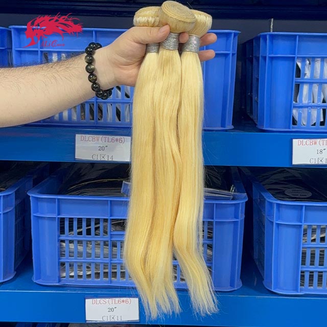 Ali Queen #613 Blonde 100% Virgin Hair – Straight Premium Bundle