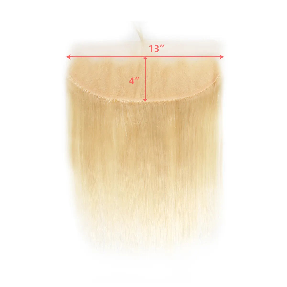 Ali Queen 13x4 HD Straight Premium Raw Hair Lace Frontal – #613 Blonde