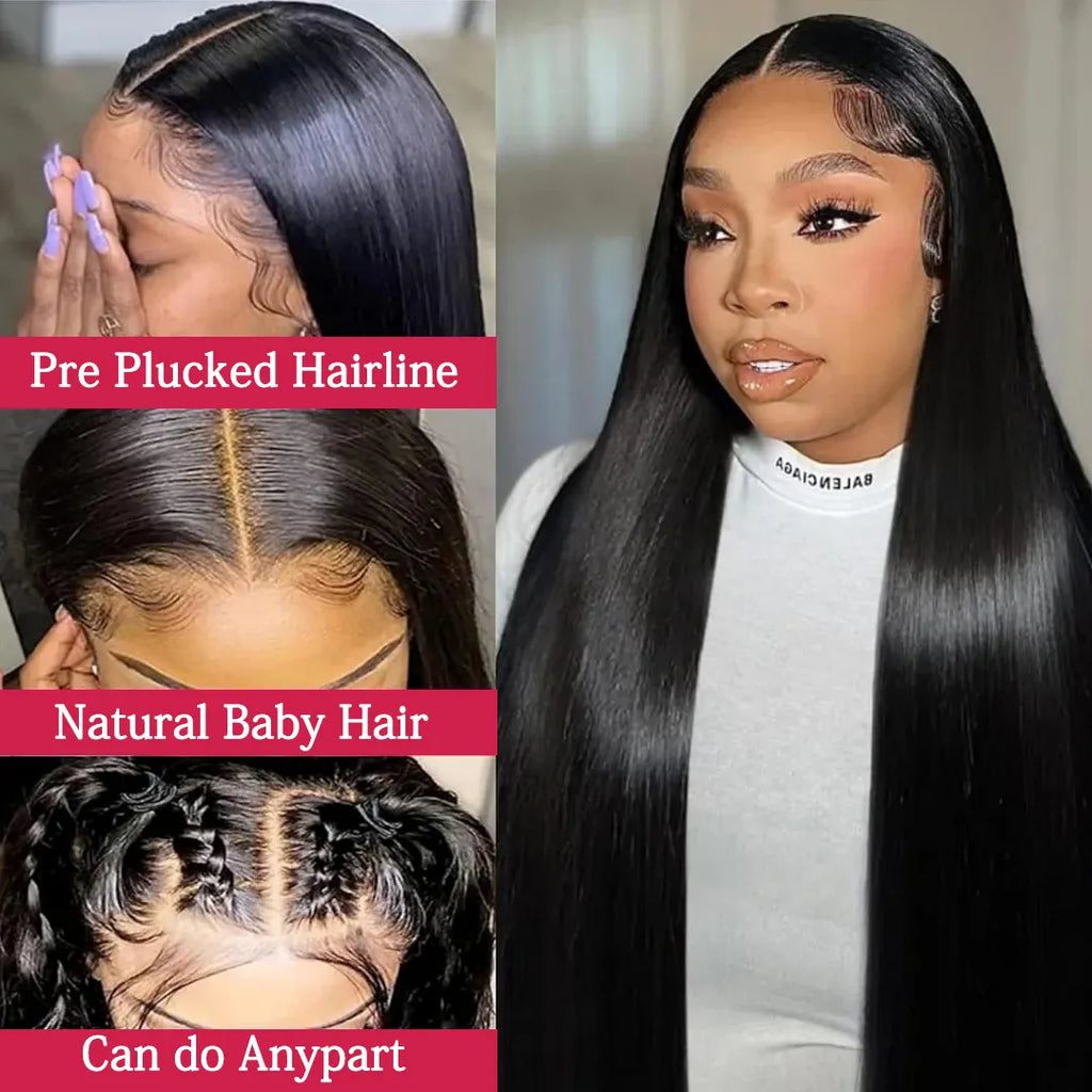 Ali Queen 13x4 Free Part HD Frontal – Straight 100% Virgin Human Hair