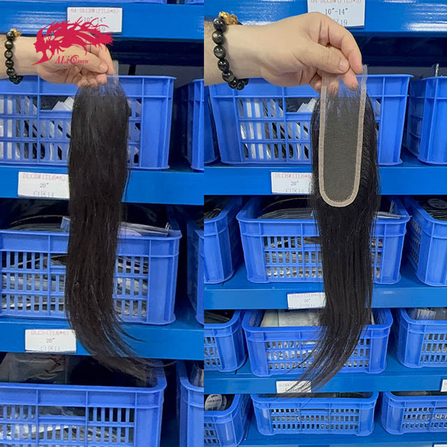 Ali Queen 2x6 HD Straight Free Part Premium Raw Hair Lace Closure