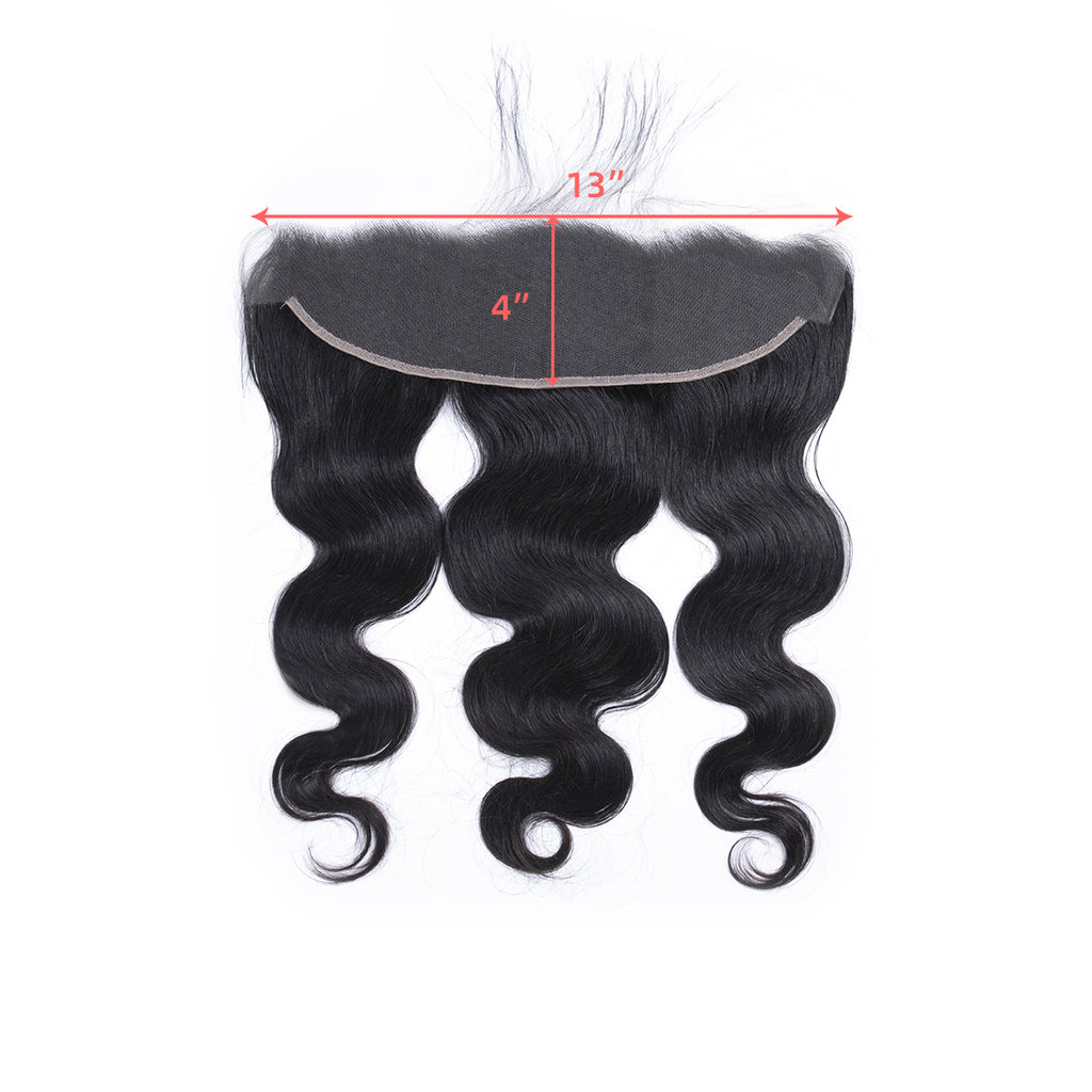 Ali Queen Body Wave Raw Hair Realistic 13x4 HD Lace Frontal Free Part