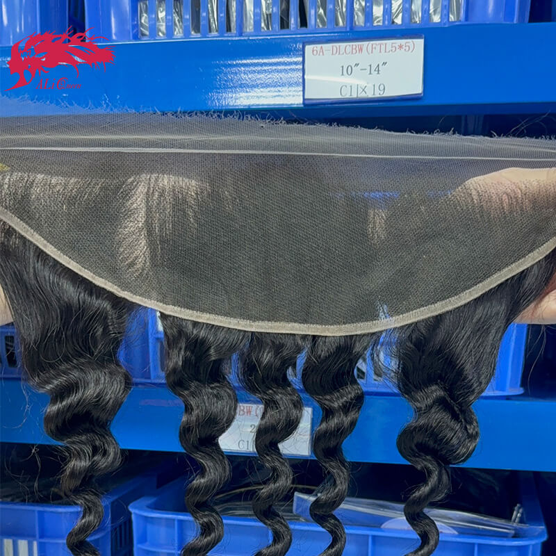 Ali Queen Premium Natural Wave Raw Hair 13x4 HD Lace Frontal