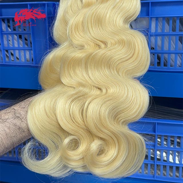 Ali Queen Body Wave Premium Raw Hair Bundles #613 Blonde Bundle