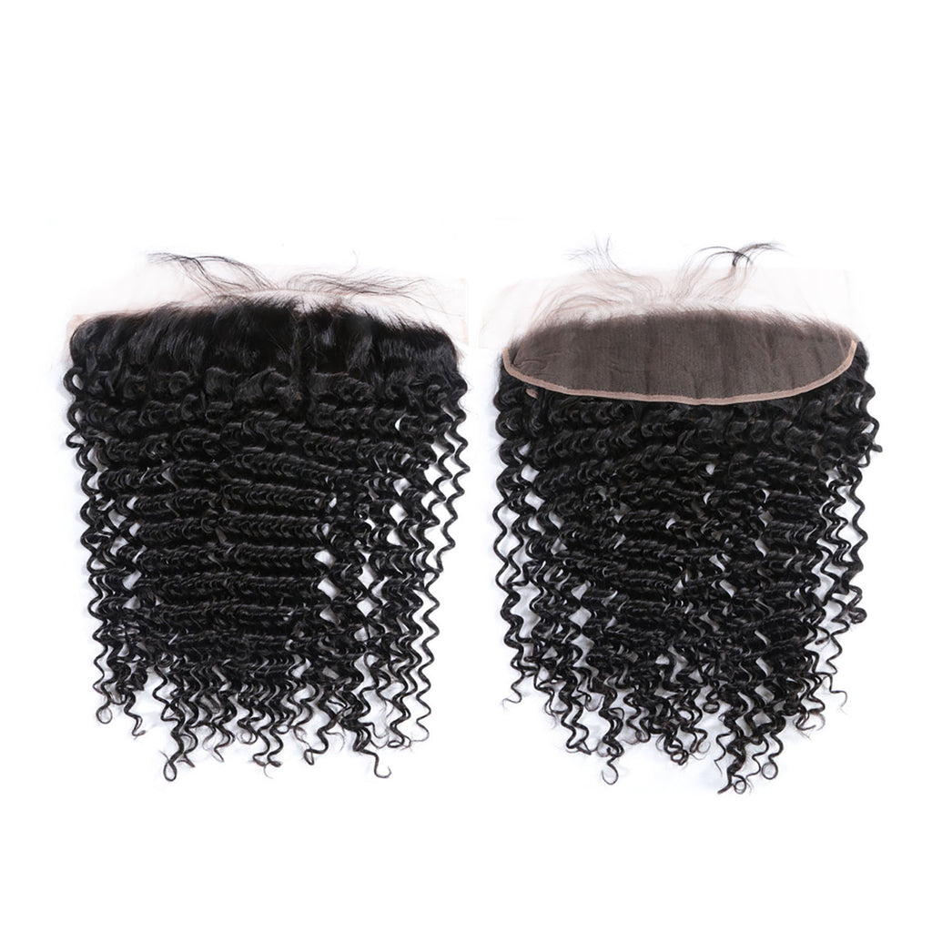 Ali Queen 13x4 Deep Wave Free Part HD Lace Frontal – 100% Virgin Hair