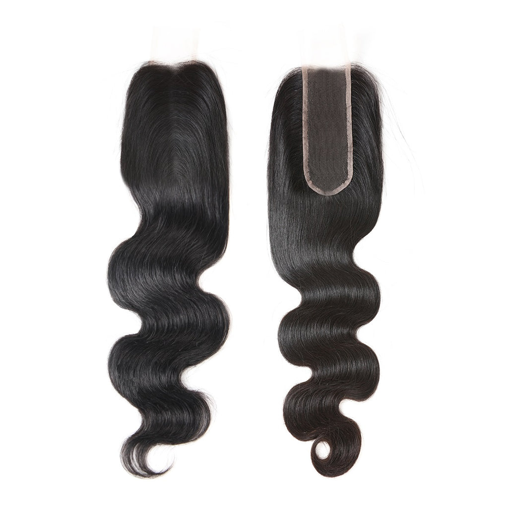 Ali Queen Body Wave Free Part Premium Raw Hair 2x6 HD Lace Closure