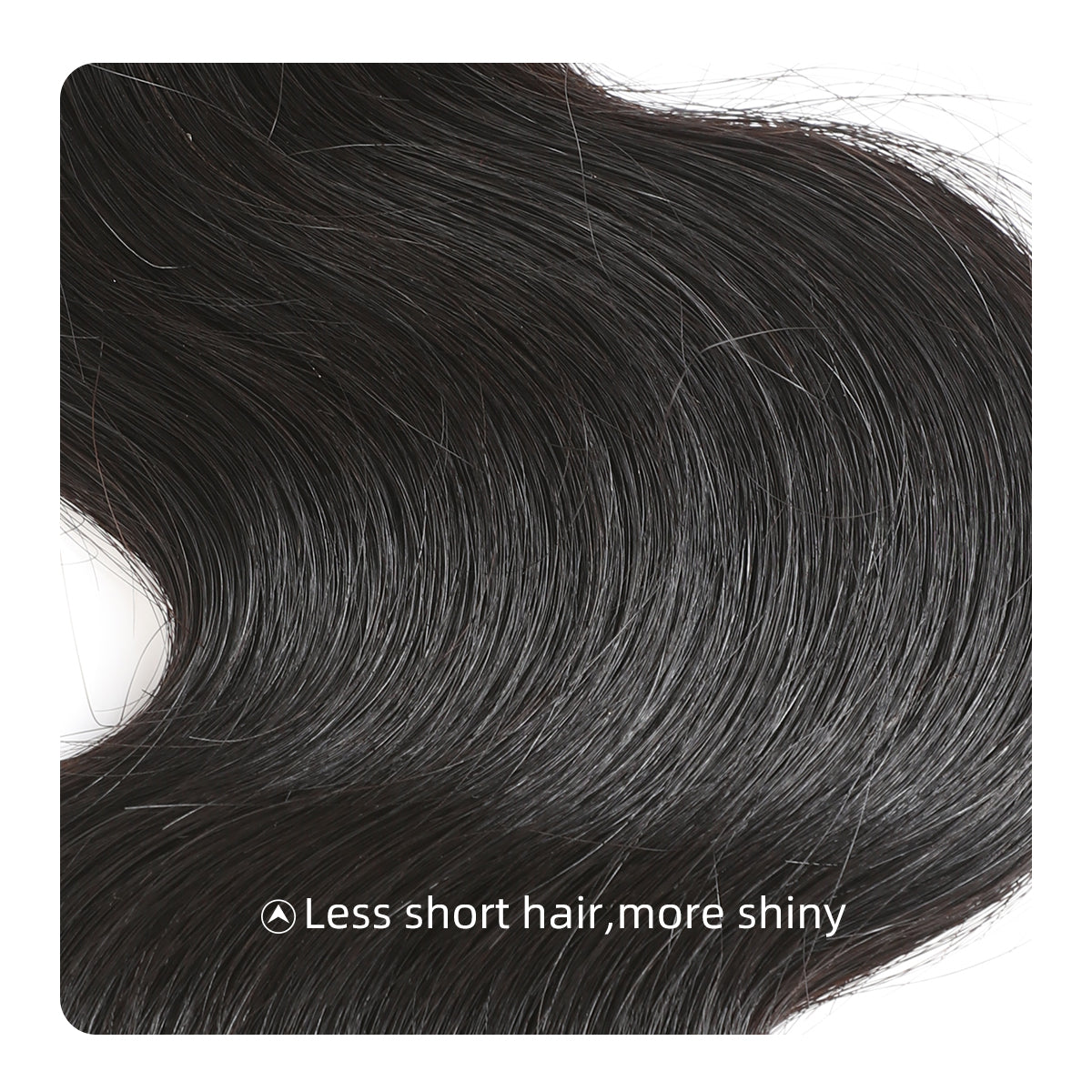 Ali Queen Heat-safe Body Wave Regular Raw Hair Bundle 1B Color